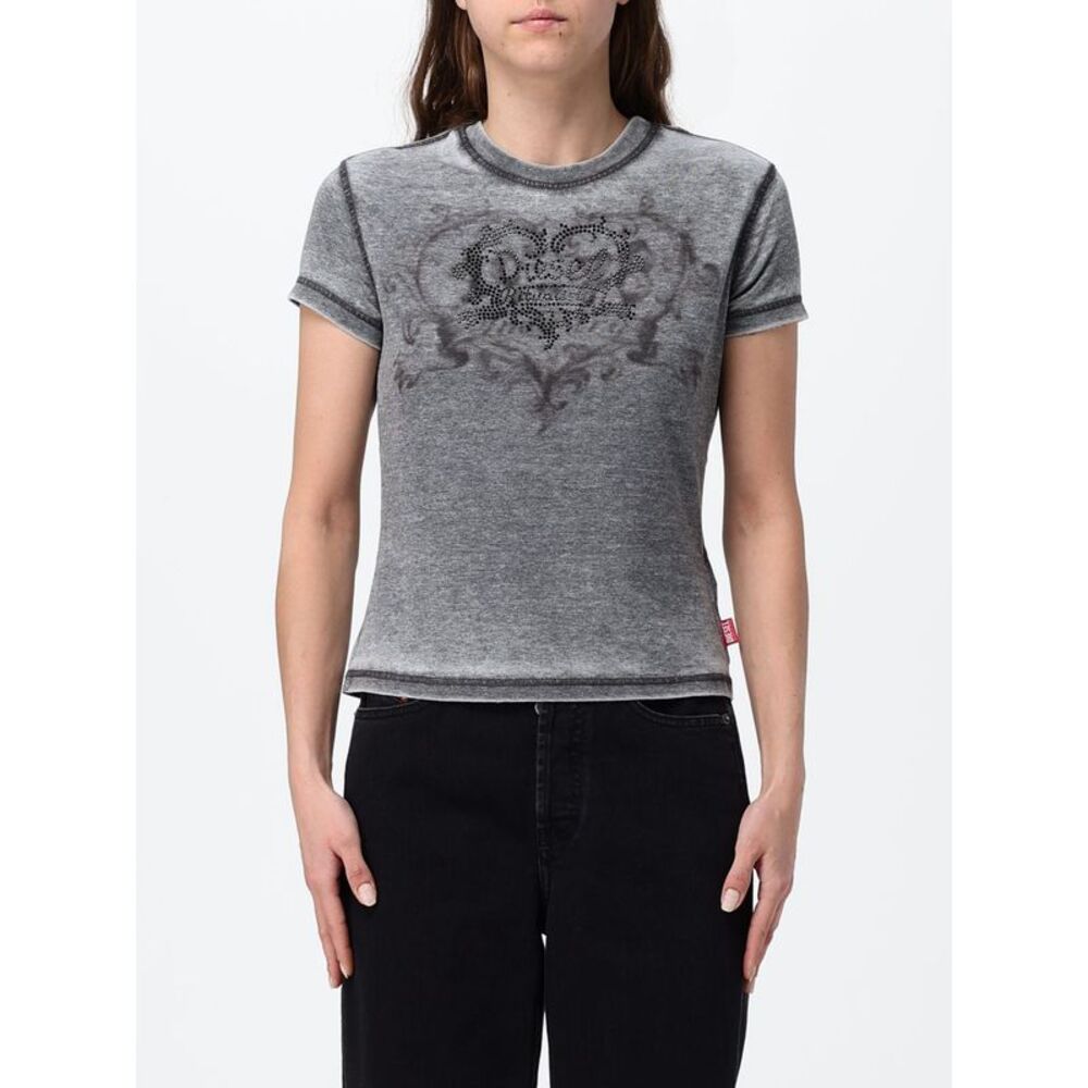 Diesel T-Shirt Woman Grey